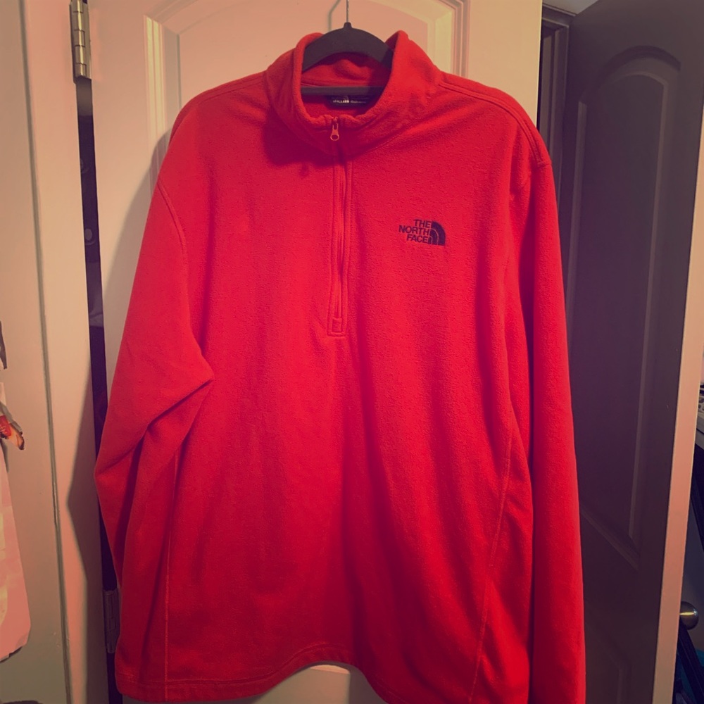 Men’s Red North Face Fleece